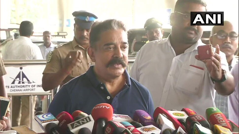 ഗോഡ്സെ പരാമര്ശം: അറസ്റ്റില് ഭയമില്ലെന്ന് കമല് ഹാസന് ഗോഡ്സെ പരാമര്ശം: അറസ്റ്റില് ഭയമില്ലെന്ന് കമല് ഹാസന്