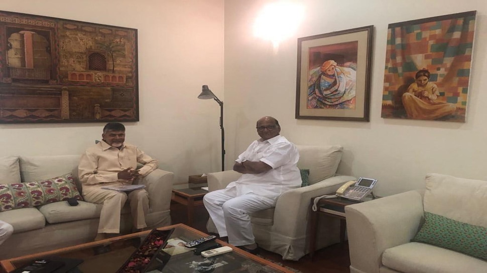ചന്ദ്രബാബു നായിഡു ശരത് പവാറുമായി കൂടിക്കാഴ്ച നടത്തി ചന്ദ്രബാബു നായിഡു ശരത് പവാറുമായി കൂടിക്കാഴ്ച നടത്തി