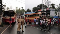 കെഎസ്‌ആര്‍ടിസി ബസ്സുകള്‍ കൂട്ടിയിടിച്ചു; അന്‍പതോളം പേര്‍ക്ക് പരിക്ക്