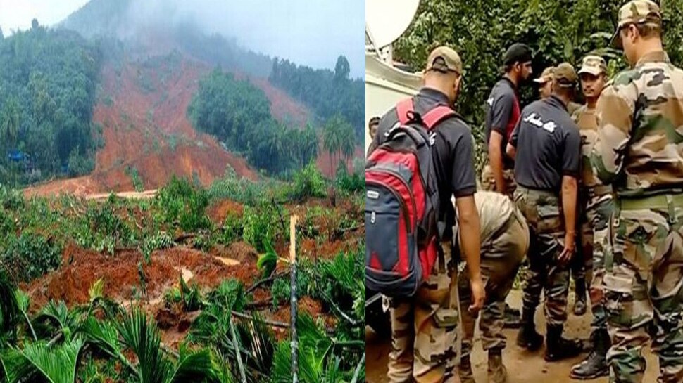 Army reached landslide areas of Puthumala and Kavalappara News in