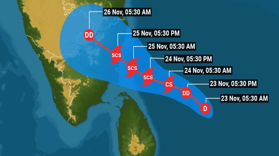 Nivar Cyclone: "നിവാര്" ചുഴലിക്കാറ്റ് തീരത്തേക്ക്, തമിഴ്നാട്, പുതുച്ചേരി, ആന്ധ്രാ തീരങ്ങളില് കനത്ത ജാഗ്രത Nivar Cyclone: "നിവാര്" ചുഴലിക്കാറ്റ് തീരത്തേക്ക്, തമിഴ്നാട്, പുതുച്ചേരി, ആന്ധ്രാ തീരങ്ങളില് കനത്ത ജാഗ്രത