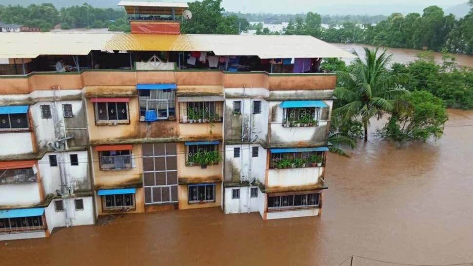 Maharashtra Rain Heavy rain hit many places, building collapsed