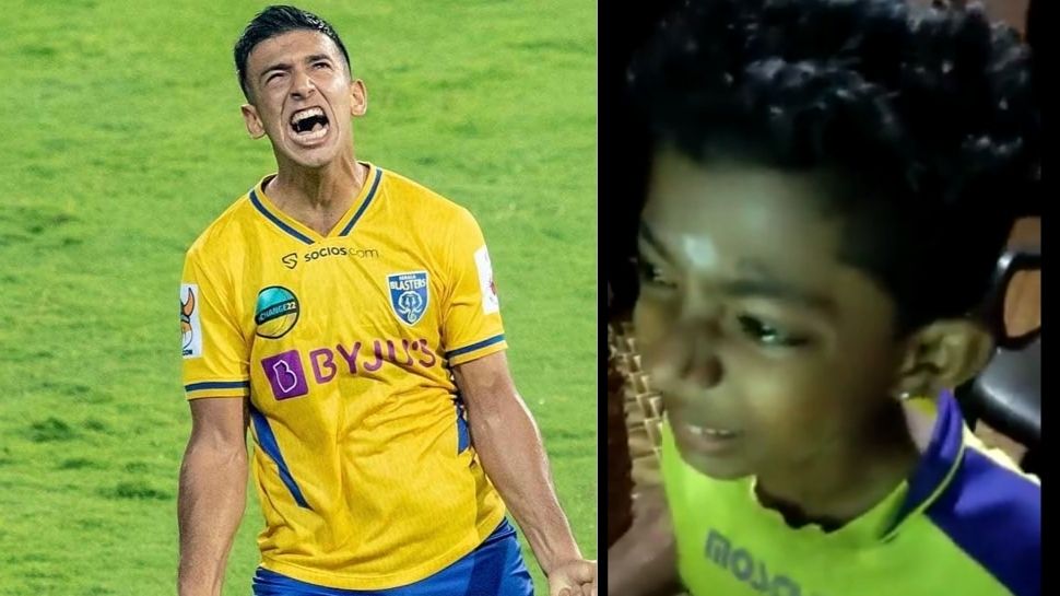 Viral video Kerala Blasters fan boy Viral video, Kerala Blasters fan