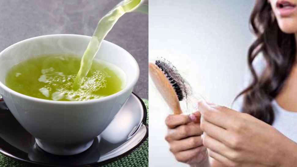 Beauty tips Amazing benefits of green tea will reduce hairfall dandruff