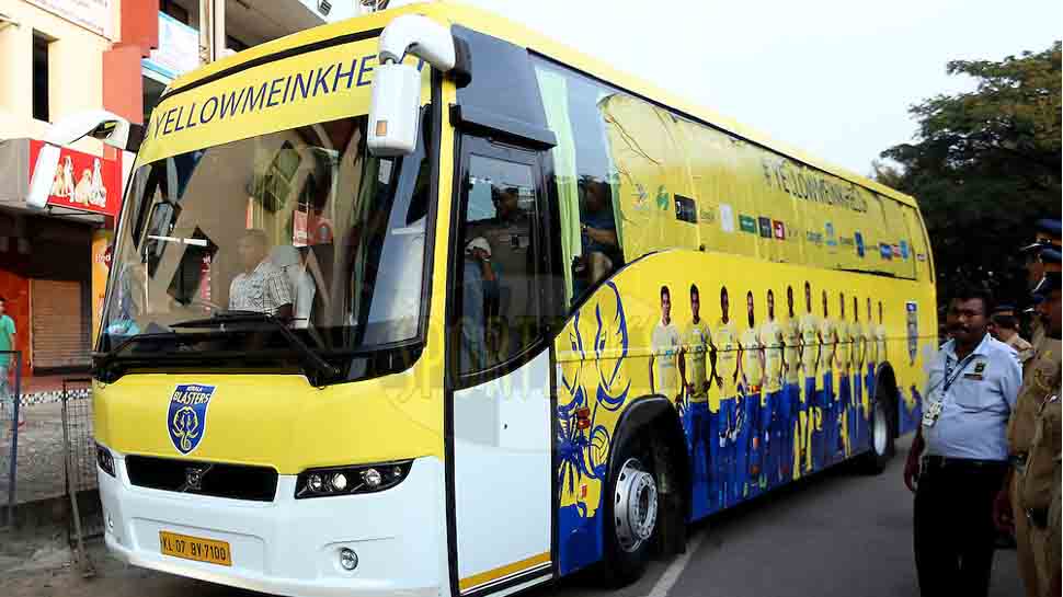 Kerala Blasters FC Bus Fitness Certificate Suspended by Kerala MVD