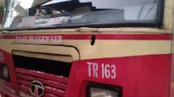 മലക്കപ്പാറയിൽ കെഎസ്‌ആർടിസി ബസ് ഒറ്റയാൻ ആക്രമിച്ചു