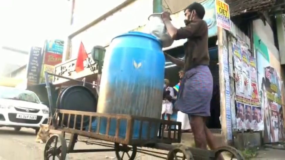 The man who supply water at the Ponkunnam town of kottayam പൊൻകുന്നം