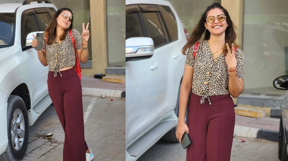 Actress Anusree in weird look at dubai trip photos went viral on social media |  Actress Anusree: Anusree in Freak Look “Ang Duffaa”;  Look at the pictures