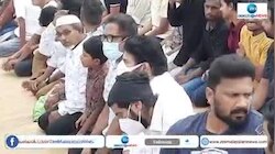 ഈദ് നമസ്കാരത്തിനെത്തി മമ്മൂട്ടിയും ദുൽഖറും