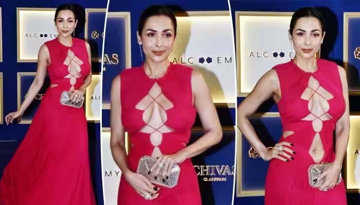 Malaika Arora Sets the Internet on Fire in Red Hot Dress – Pics Viral!