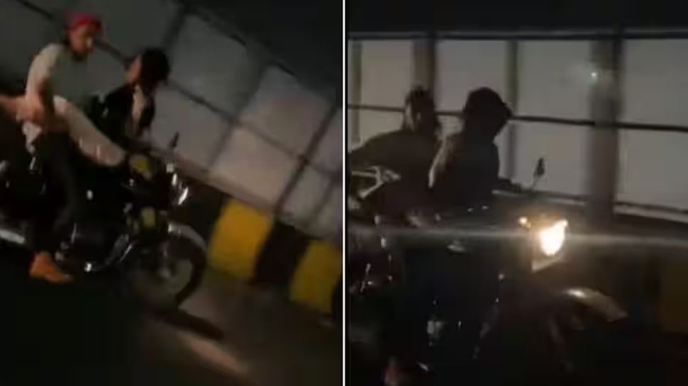 Viral Video: നടുറോഡിൽ കമിതാക്കളുടെ ചൂടൻ പ്രണയം; വീഡിയോ വൈറൽ! Viral Video: നടുറോഡിൽ കമിതാക്കളുടെ ചൂടൻ പ്രണയം; വീഡിയോ വൈറൽ!