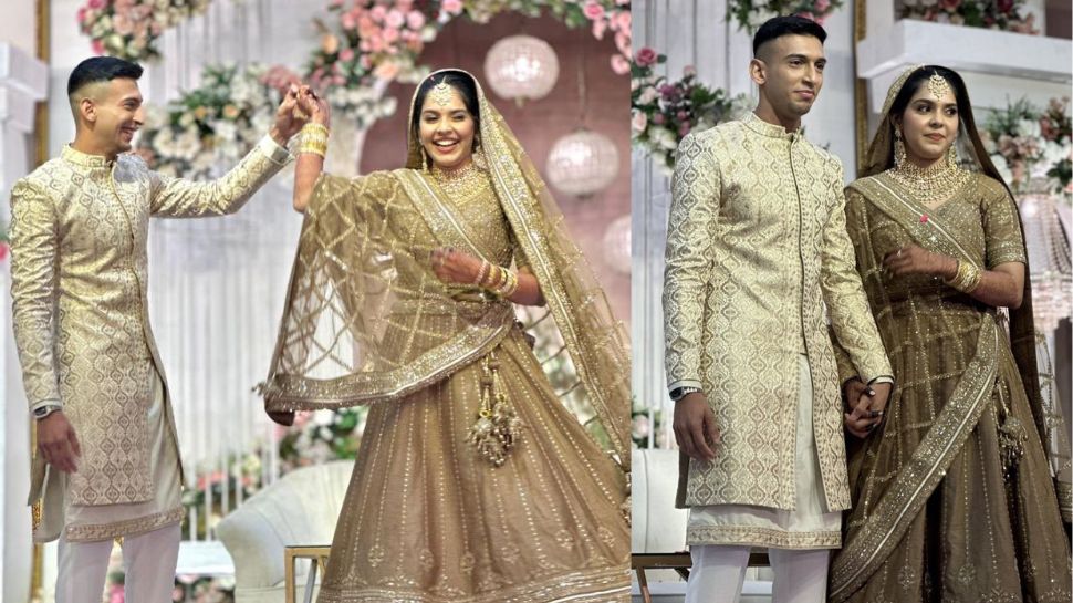 Footballer Sahal Abdul Samad Got Married To Badminton Star Reza Farhaat ...