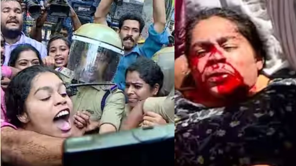 KSU March: മന്ത്രി ആർ.ബിന്ദുവിന്റെ വസതിയിലേക്കുള്ള പ്രതിഷേധ മാർച്ചിൽ സംഘർഷം; കെ.എസ്‌.യു പ്രവർത്തകർക്ക് പരിക്ക്