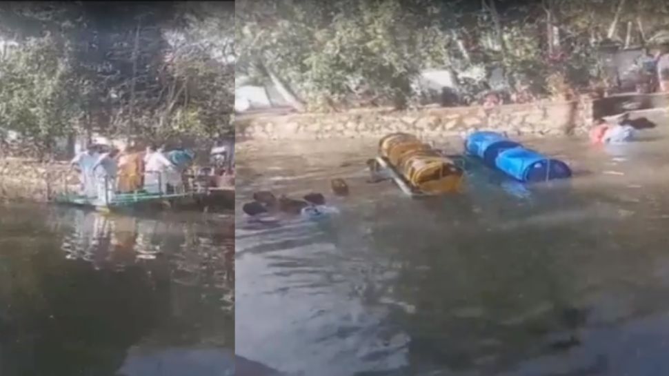 Raft capsized in alappuzha karuvatta just after inauguration | Raft ...