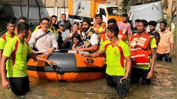 വെള്ളപ്പൊക്കത്തെ തുടർന്ന് ചെന്നൈയിൽ കുടുങ്ങി അമീർ ഖാൻ; ഒപ്പം വിഷ്ണു വിശാലും