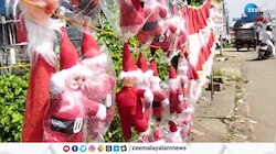 ക്രി​സ്മ​സ് കാലത്ത് തെരുവോരം കീഴടക്കി അന്യസംസ്ഥാനക്കാർ