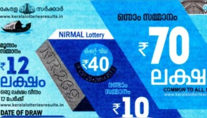 Lottery Result: 70 ലക്ഷത്തിന്റെ ഭാ​ഗ്യം ഈ ടിക്കറ്റിന്; നിർമൽ എൻആർ 365 ലോട്ടറി ഫലം പ്രഖ്യാപിച്ചു
