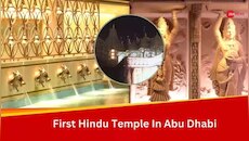 BAPS Temple Abu Dhabi: പിങ്ക് മണൽക്കല്ലും വെള്ള മാർബിളും കൊണ്ട് നിര്‍മ്മിച്ച അബുദാബിയിലെ ആദ്യത്തെ ക്ഷേത്രം, ചിത്രങ്ങള്‍ കാണാം 