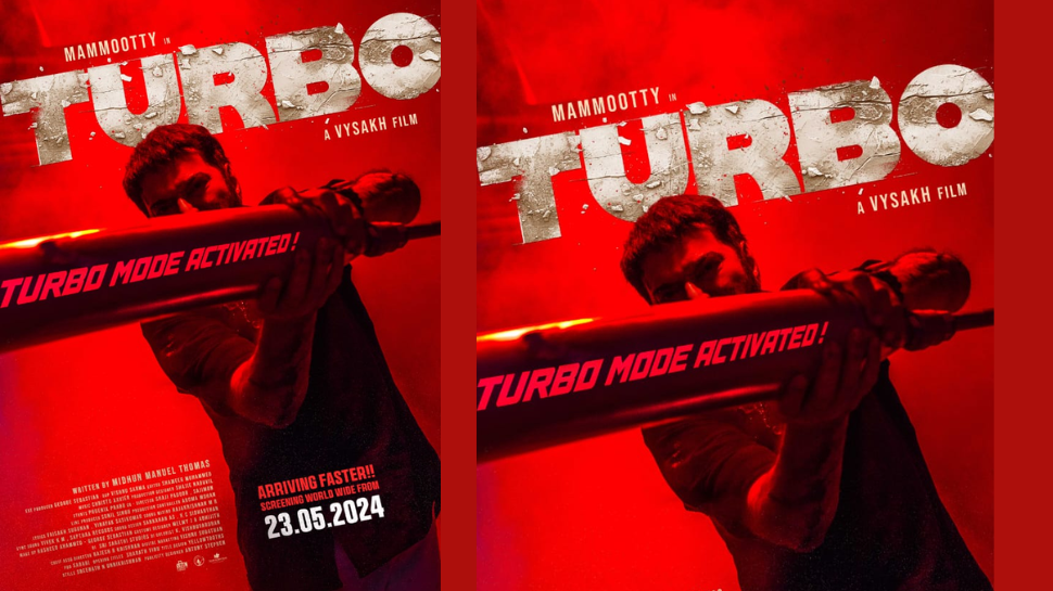 Turbo Jose Movie Release: സർപ്രൈസ് എൻട്രിയുമായ് 'ടർബോ ജോസ്' ! മെയ് 23 വേൾഡ് വൈഡ് റിലീസ്... Turbo Jose Movie Release: സർപ്രൈസ് എൻട്രിയുമായ് 'ടർബോ ജോസ്' ! മെയ് 23 വേൾഡ് വൈഡ് റിലീസ്...