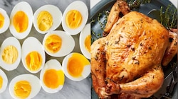 Egg Vs Chicken Benefits: കോഴിയിറച്ചിയോ... മുട്ടയോ...? ഇവയിൽ പ്രോട്ടീന്റെ അളവ് കൂടുതൽ ഏതിനാണെന്ന് നോക്കാം 
