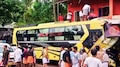 Bus Accident: കോഴിക്കോട് ടൂറിസ്റ്റ് ബസ്സ് നിയന്ത്രണം വിട്ട് കടയിലേക്ക് ഇടിച്ചു കയറി; 10 പേർക്ക് പരിക്ക്