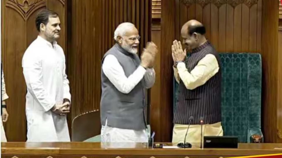 Om Birla: ഓം ബിർല ലോക്സഭാ സ്പീക്കറായി തിരഞ്ഞെടുക്കപ്പെട്ടു Om Birla: ഓം ബിർല ലോക്സഭാ സ്പീക്കറായി തിരഞ്ഞെടുക്കപ്പെട്ടു