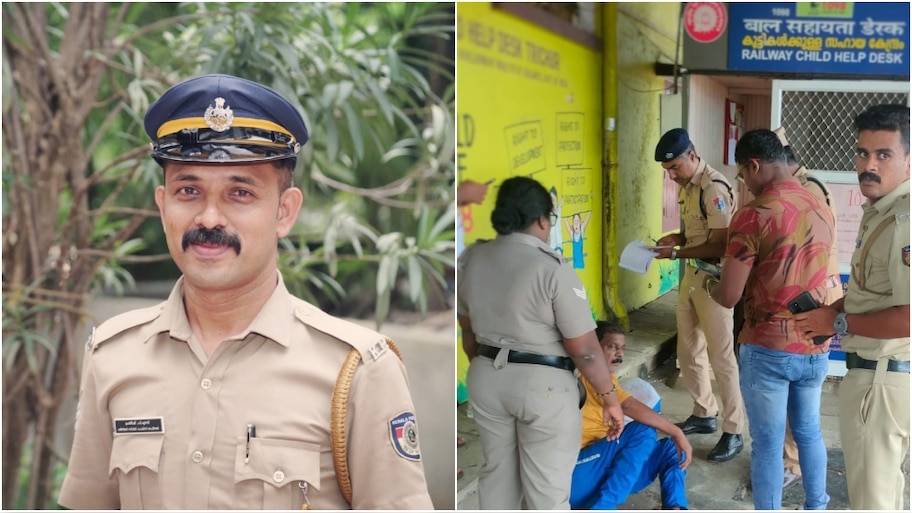 Kerala Police: ഓടുന്ന ട്രെയിനിൽ നിന്ന് പിടിവിട്ടു; മദ്ധ്യവയസ്കനെ ജീവിതത്തിലേയ്ക്ക് കൈപിടിച്ചു കയറ്റി പോലീസുകാരൻ 