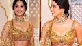 Janhvi Kapoor: ആനന്ത് അംബാനിയുടെ കല്യാണത്തിന് സ്വർണ്ണ ലെഹങ്കയില്‍ തിളങ്ങി ജാന്‍വി കപൂര്‍