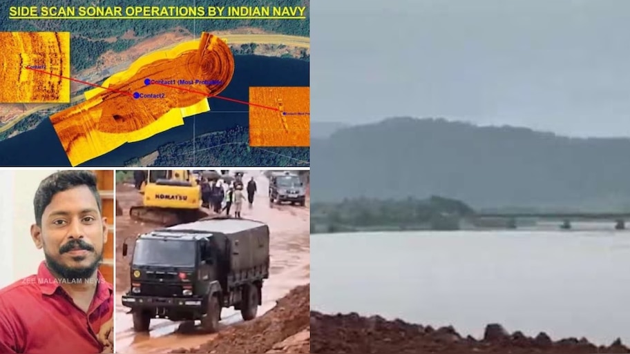 Shirur land slide: ട്രക്ക് കണ്ടെത്തിയതായി കർണാടക റവന്യൂ മന്ത്രി; ബൂം എക്സ്കവേറ്റർ ഉപയോ​ഗിച്ച് ഉടൻ കരയ്ക്കെത്തിക്കും