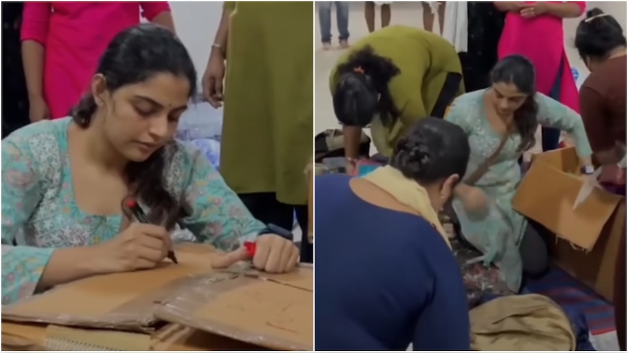 Nikhila Vimal: വയനാട് ഉരുൾപൊട്ടൽ; ഡിവൈഎഫ്ഐയുമായി കൈകോ‍ർത്ത് പ്രവർത്തിച്ച് നിഖില വിമൽ, വീഡിയോ