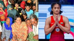 എതിരാളികളെ മലർത്തിയടിച്ചു; രാഷ്ട്രീയ ​ഗോദയിലെ കന്നിയങ്കത്തിൽ മെഡൽ നേടി വിനേഷ് 