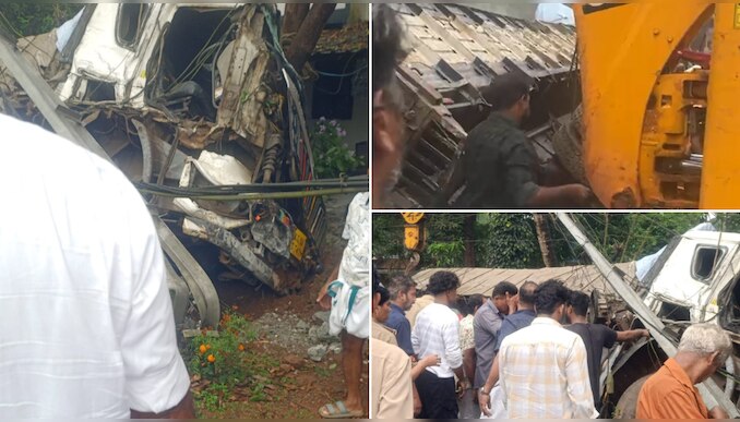 Palakkad Panayampadam Accident: മറ്റൊരു ലോറി ഇടിച്ചു, ബ്രേക്ക് ചവിട്ടിയെങ്കിലും നിയന്ത്രണം വിട്ട് മറിഞ്ഞു; പനയമ്പാടം അപകടത്തെ കുറിച്ച് ആർടിഒ, ഡ്രൈവറും ക്ലീനറും കസ്റ്റഡിയിൽ