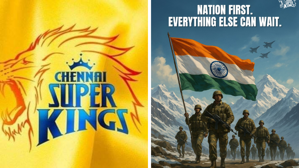 Chennai Super Kings: 'ആദ്യം രാജ്യം, മറ്റെല്ലാം പിന്നെ'; ഐപിഎല് റദ്ദാക്കിയതിന് പിന്നാലെ പ്രതികരിച്ച് ചെന്നൈ സൂപ്പര് കിങ്സ് Chennai Super Kings: 'ആദ്യം രാജ്യം, മറ്റെല്ലാം പിന്നെ'; ഐപിഎല് റദ്ദാക്കിയതിന് പിന്നാലെ പ്രതികരിച്ച് ചെന്നൈ സൂപ്പര് കിങ്സ്