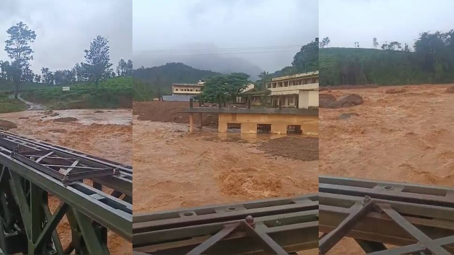 Wayanad Heavy Rain: വയനാട് ചൂരൽമല, മുണ്ടക്കൈ മേഖലയിൽ കനത്ത മഴ; പുന്നപ്പുഴയില്‍ വലിയ കുത്തൊഴുക്ക്