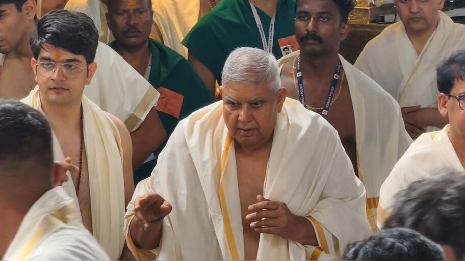 ​Vice President Jagdeep Dhankar: ഗുരുവായൂരിൽ ദർശനം നടത്തി മടങ്ങി ഉപരാഷ്ട്രപതി ജഗദീപ് ധൻകർ