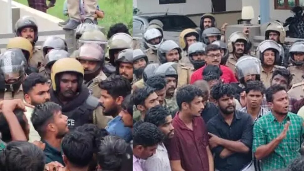 Rahul Mamkootathil: രാഹുല് മാങ്കൂട്ടത്തിലിന്റെ ഓഫീസിനുമുന്നില് എസ്എഫ്ഐ പ്രതിഷേധം; ജലപീരങ്കി പ്രയോഗിച്ച് പോലീസ് Rahul Mamkootathil: രാഹുല് മാങ്കൂട്ടത്തിലിന്റെ ഓഫീസിനുമുന്നില് എസ്എഫ്ഐ പ്രതിഷേധം; ജലപീരങ്കി പ്രയോഗിച്ച് പോലീസ്