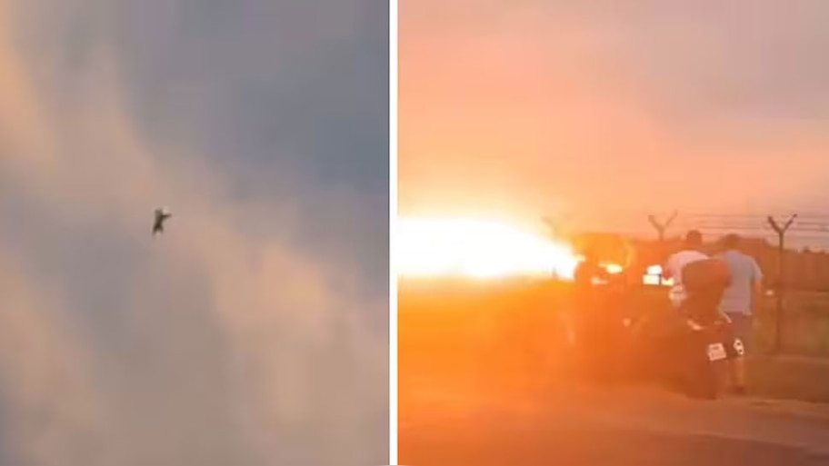 Fighter Jet Crashes In Poland: പരിശീലന പറക്കലിനിടെ F16 തകർന്നുവീണ് പൈലറ്റിന് ദാരുണാന്ത്യം