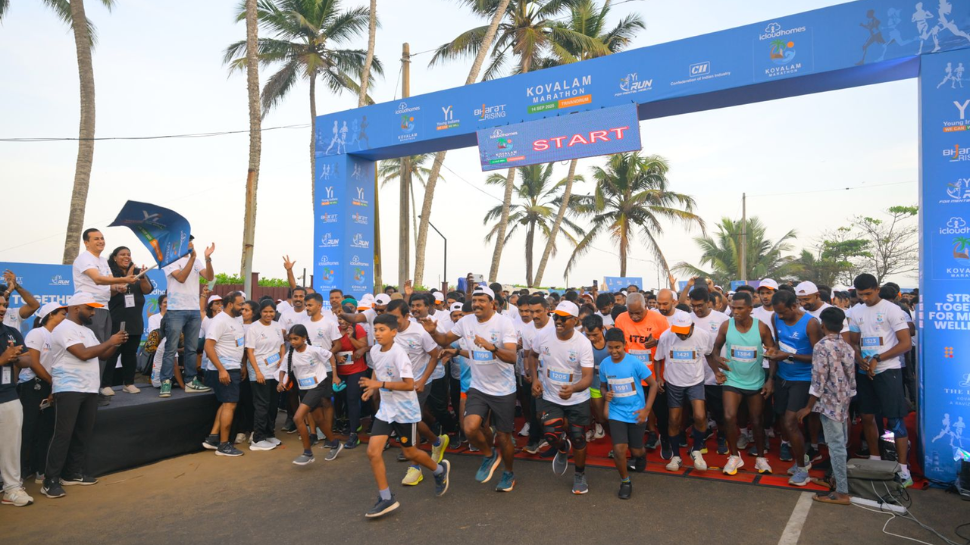 Kovalam Marathon: മൂന്നാമത് കോവളം മാരത്തൺ: 5 വിഭാഗങ്ങളിൽ മത്സരം, പങ്കെടുത്തത് 1500ലധികം പേർ; ഹാഫ് മാരത്തണിൽ ജില്ലാകലക്ടറും Kovalam Marathon: മൂന്നാമത് കോവളം മാരത്തൺ: 5 വിഭാഗങ്ങളിൽ മത്സരം, പങ്കെടുത്തത് 1500ലധികം പേർ; ഹാഫ് മാരത്തണിൽ ജില്ലാകലക്ടറും