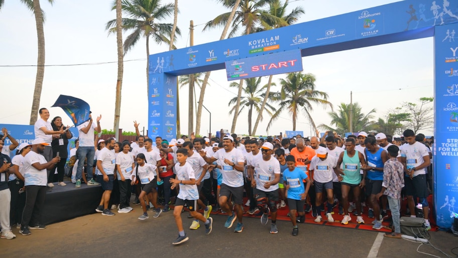 Kovalam Marathon: മൂന്നാമത് കോവളം മാരത്തൺ: 5 വിഭാ​ഗങ്ങളിൽ മത്സരം, പങ്കെടുത്തത് 1500ലധികം പേർ; ഹാഫ് മാരത്തണിൽ ജില്ലാകലക്ടറും