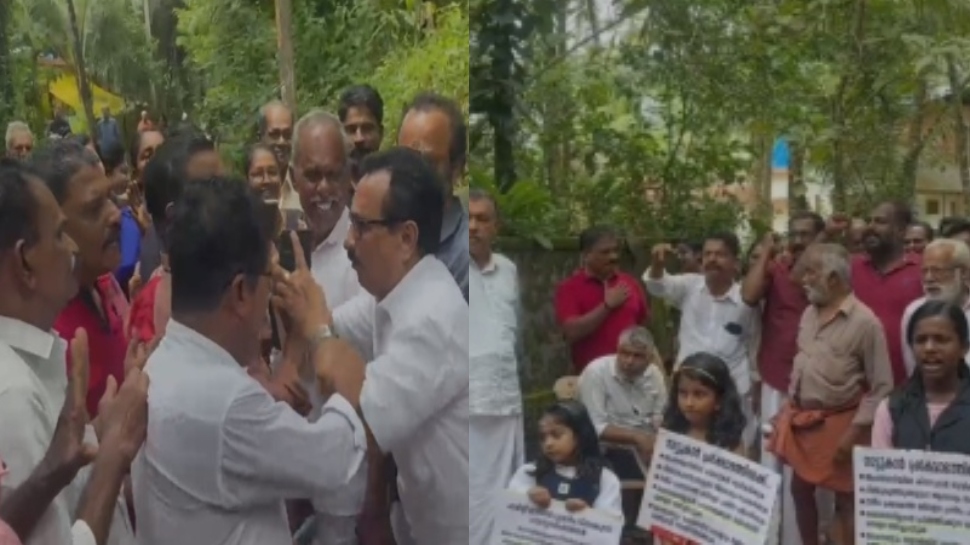 MLA KP Mohanan: മാലിന്യപ്രശ്നം പരിഹരിച്ചില്ല; എംഎൽഎയെ കയ്യേറ്റം ചെയ്ത് നാട്ടുകാർ MLA KP Mohanan: മാലിന്യപ്രശ്നം പരിഹരിച്ചില്ല; എംഎൽഎയെ കയ്യേറ്റം ചെയ്ത് നാട്ടുകാർ