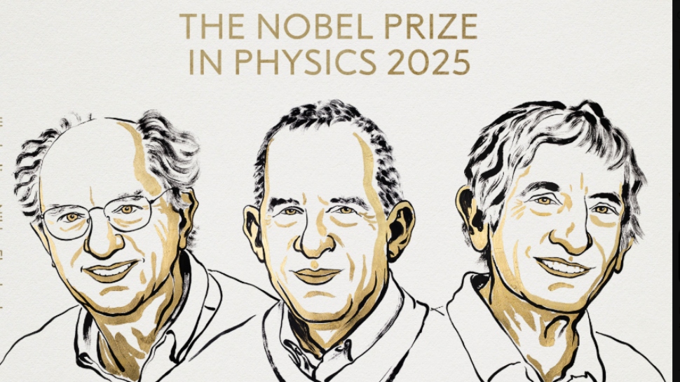 2025 Nobel Prize in Physics: ഭൗതികശാസ്ത്ര നൊബേൽ പ്രഖ്യാപിച്ചു; പുരസ്കാരം ക്വാണ്ടം മെക്കാനിക്സിലെ ഗവേഷണത്തിന് 2025 Nobel Prize in Physics: ഭൗതികശാസ്ത്ര നൊബേൽ പ്രഖ്യാപിച്ചു; പുരസ്കാരം ക്വാണ്ടം മെക്കാനിക്സിലെ ഗവേഷണത്തിന്