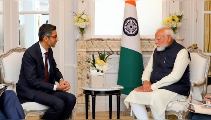 Google Ai Hub: ഗൂഗിൾ എഐ ഹബ്ബ് വിശാഖപട്ടണത്തിൽ; നരേന്ദ്ര മോദിയുമായ് സുന്ദർ പിച്ചൈ കൂടിക്കാഴ്ച നടത്തി