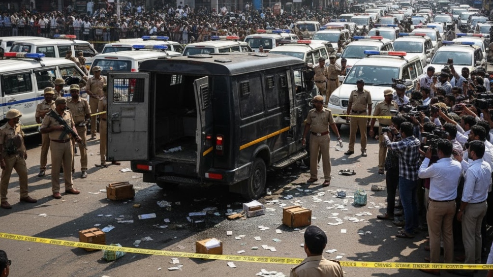 Bengaluru Heist: ബെംഗളൂരുവിനെ നടുക്കി വൻ കവർച്ച; പട്ടാപകൽ കവർന്നത് 7.11 കോടി രൂപ Bengaluru Heist: ബെംഗളൂരുവിനെ നടുക്കി വൻ കവർച്ച; പട്ടാപകൽ കവർന്നത് 7.11 കോടി രൂപ