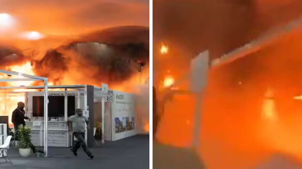 Brazil Summit Fire: കാലാവസ്ഥാ ഉച്ചകോടി വേദിയിലെ തീ നിയന്ത്രണവിധേയം; പുക ശ്വസിച്ച് 13 പേർക്ക് അസ്വസ്ഥത, കേന്ദ്രമന്ത്രി സുരക്ഷിതൻ Brazil Summit Fire: കാലാവസ്ഥാ ഉച്ചകോടി വേദിയിലെ തീ നിയന്ത്രണവിധേയം; പുക ശ്വസിച്ച് 13 പേർക്ക് അസ്വസ്ഥത, കേന്ദ്രമന്ത്രി സുരക്ഷിതൻ