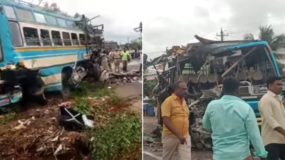 Tenkasi Bus Accident: തെങ്കാശിയില്‍ സ്വകാര്യ ബസുകള്‍ കൂട്ടിയിടിച്ച് ആറ് മരണം; നിരവധി പേർക്ക് പരിക്ക്