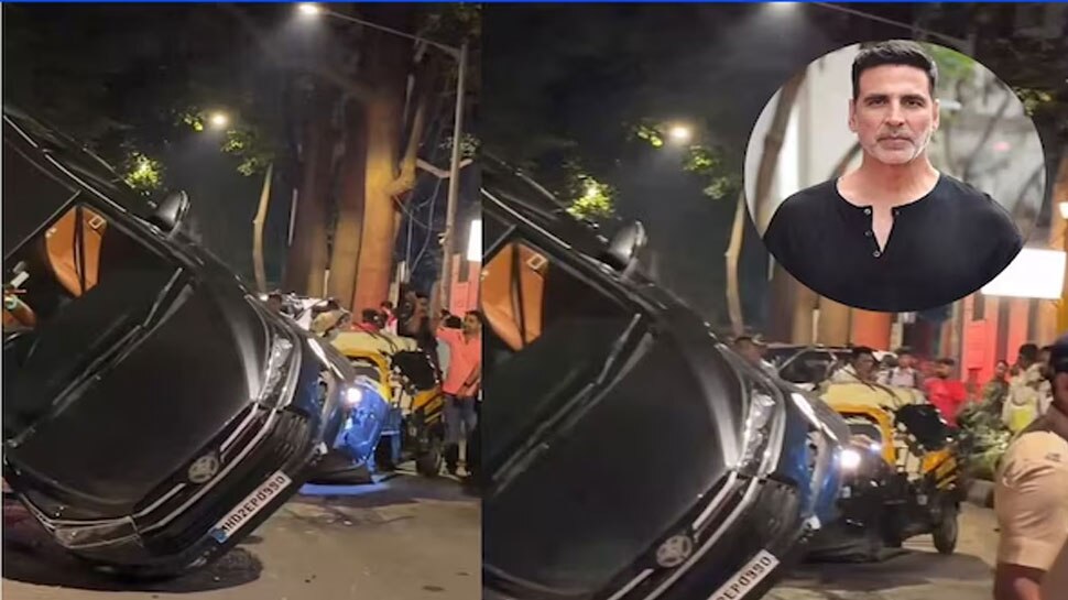 Akshay Kumar’s escort car meets with accident in Mumbai; aut0-rickshaw ...