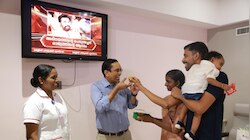Actor Mammootty: പദ്മഭൂഷൺ പുരസ്കാര പ്രഖ്യാപന നിമിഷത്തിൽ മമ്മൂട്ടിയുടെ ഒരു വാത്സല്യക്കാഴ്ച; നിറകൺചിരിയോടെ റാഹേൽ