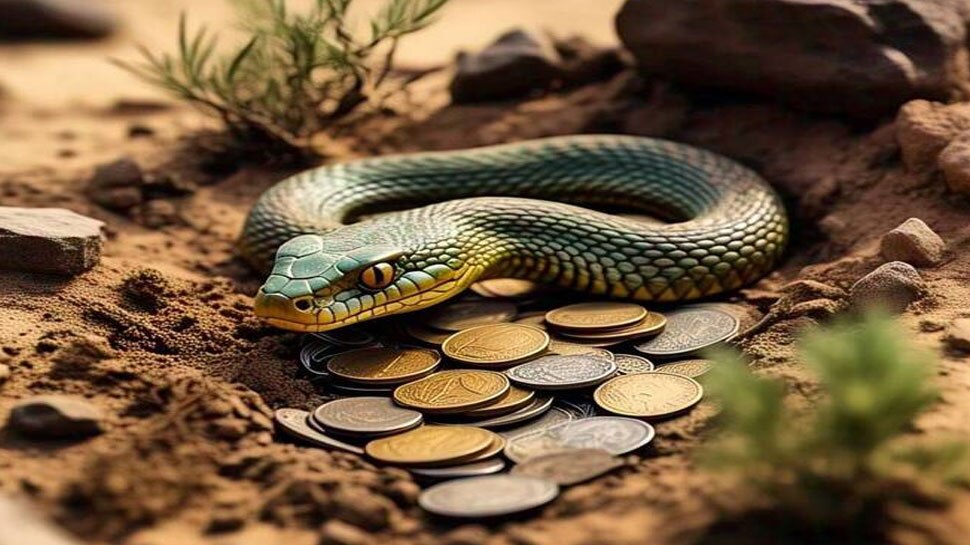 Do Snakes guard treasure byried in the ground? Why snakes often found ...