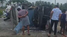 KSRTC Bus Accident: കോഴിക്കോട്-ബെംഗളൂരു കെ.എസ്.ആർ.ടി.സി ബസ് അപകടത്തിൽപ്പെട്ടു: ഡ്രൈവർക്കും കണ്ടക്ടർക്കും ദാരുണാന്ത്യം