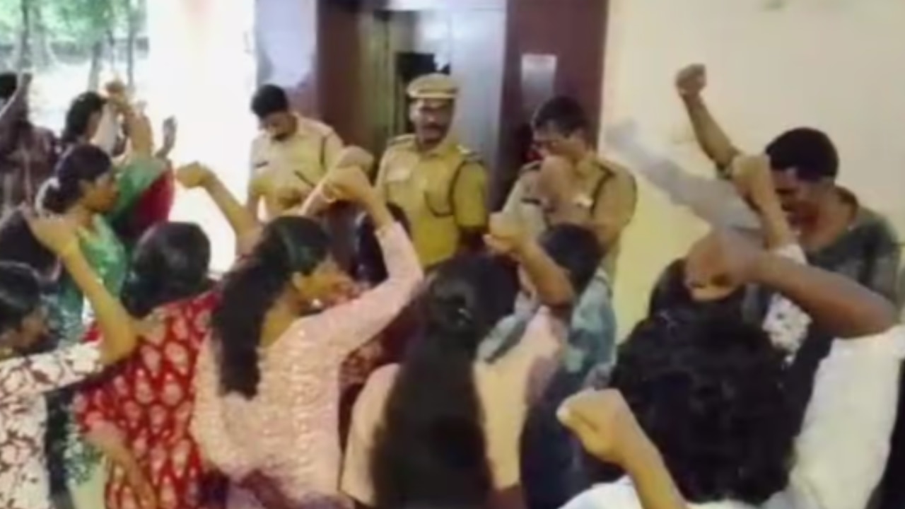 കാലടി സർവകലാശാല പ്രതിഷേധം: നാല് എസ്എഫ്ഐ പ്രവർത്തകർ കസ്റ്റഡിയിൽ